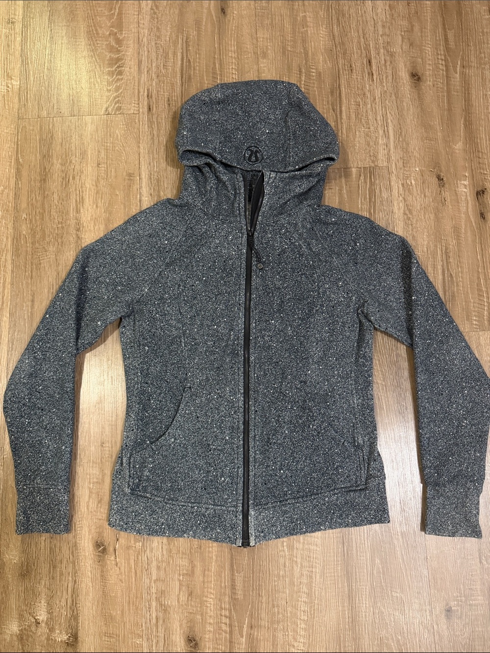 Lululemon scuba Gray Speckled Hooded Zip-Up Jacket